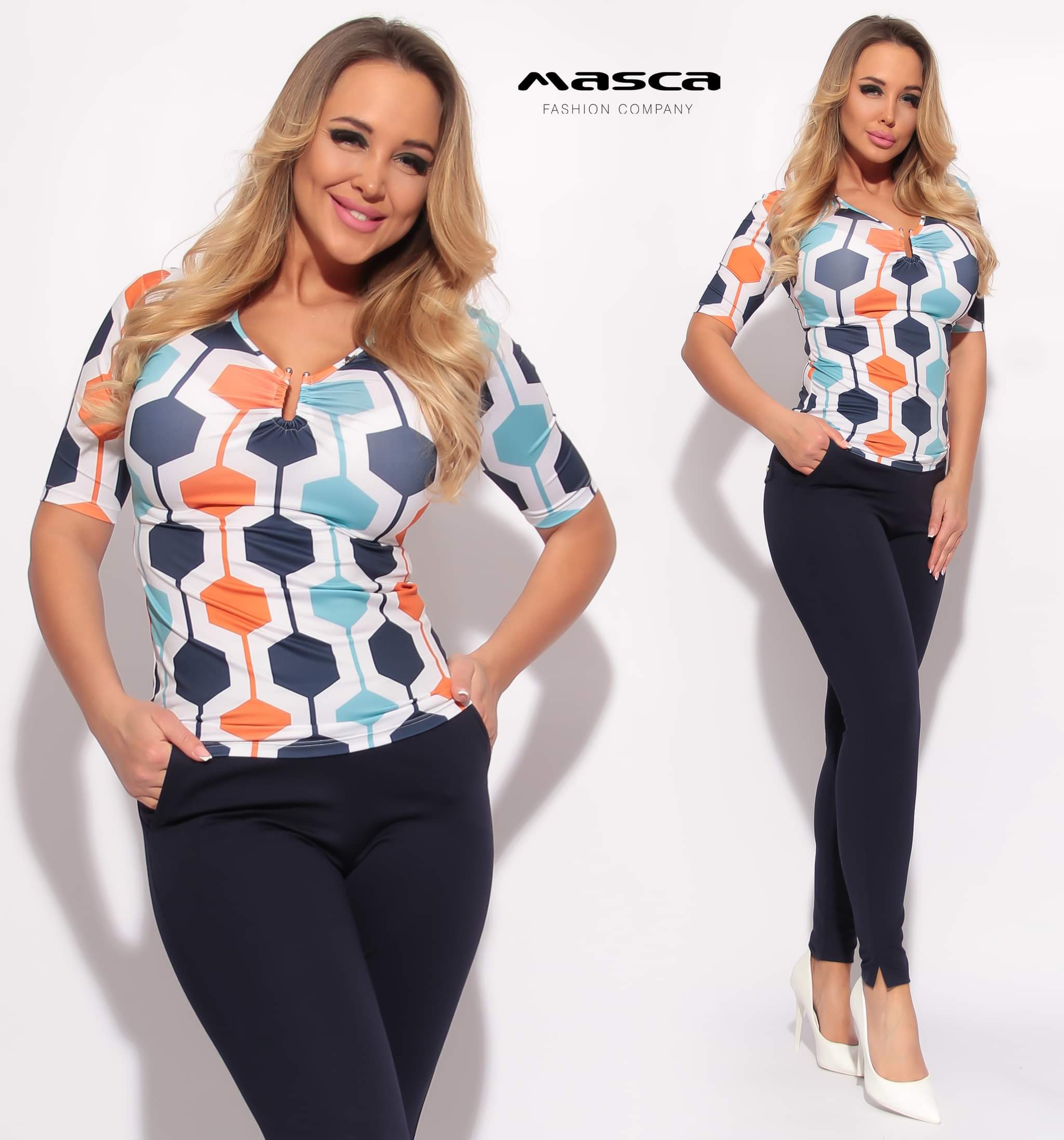 40270-F69 Masca Fashion Felső