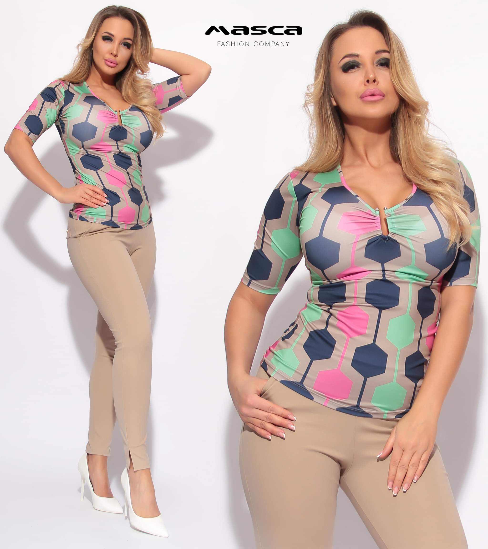 40271-F69 Masca Fashion Felső